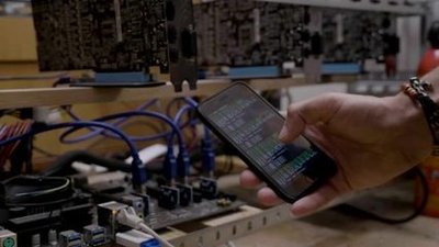 A powerful mining rig showcasing high-end GPUs for altcoin mining